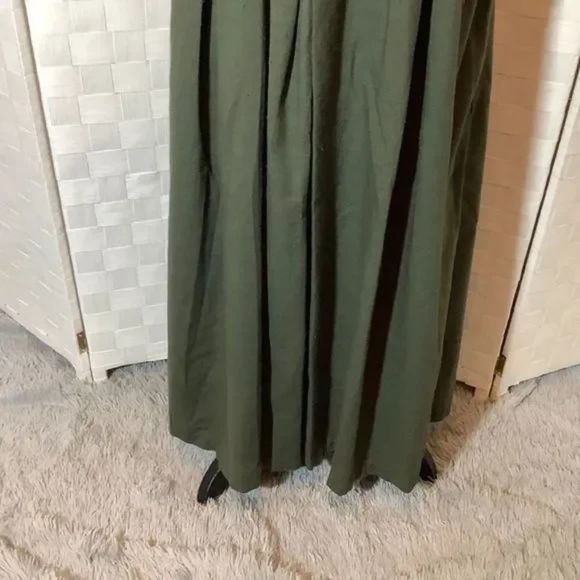 Vintage army green full skirt cosplay handmaids tale size 13/14 - Picture 8 of 8